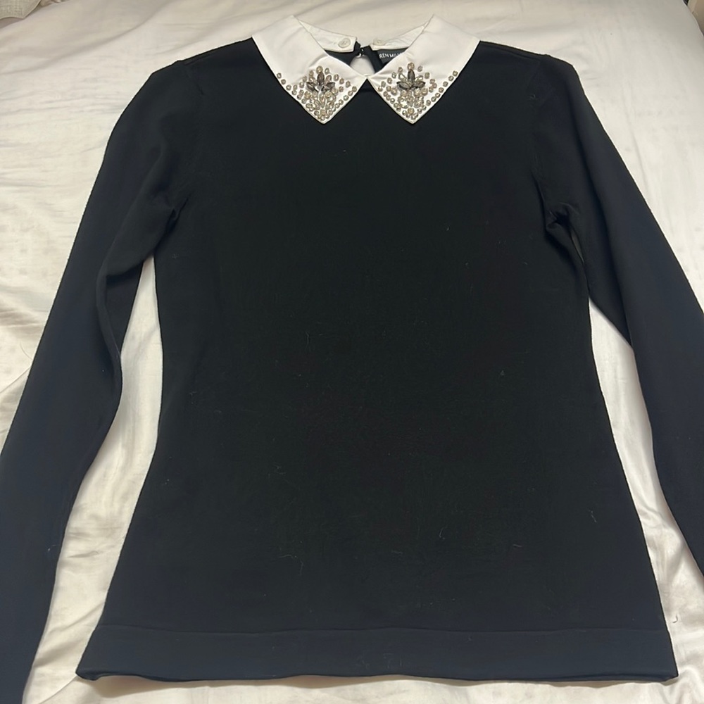 New Karen Millen Sweater: Black
